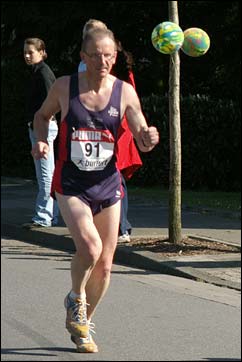Karl-Heinz Scholten beim Golddorf-Lauf 2007