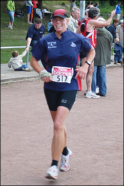 Angelika Mölders beim Waldniel-Marathon 2009